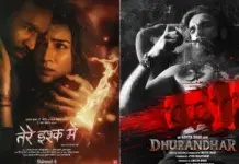LATEST POSITION | 6 December, 2025 ‘DHURANDHAR’ OPENS VERY WELL, LAST WEEK’S ‘TERE ISHK MEIN’ SCORES