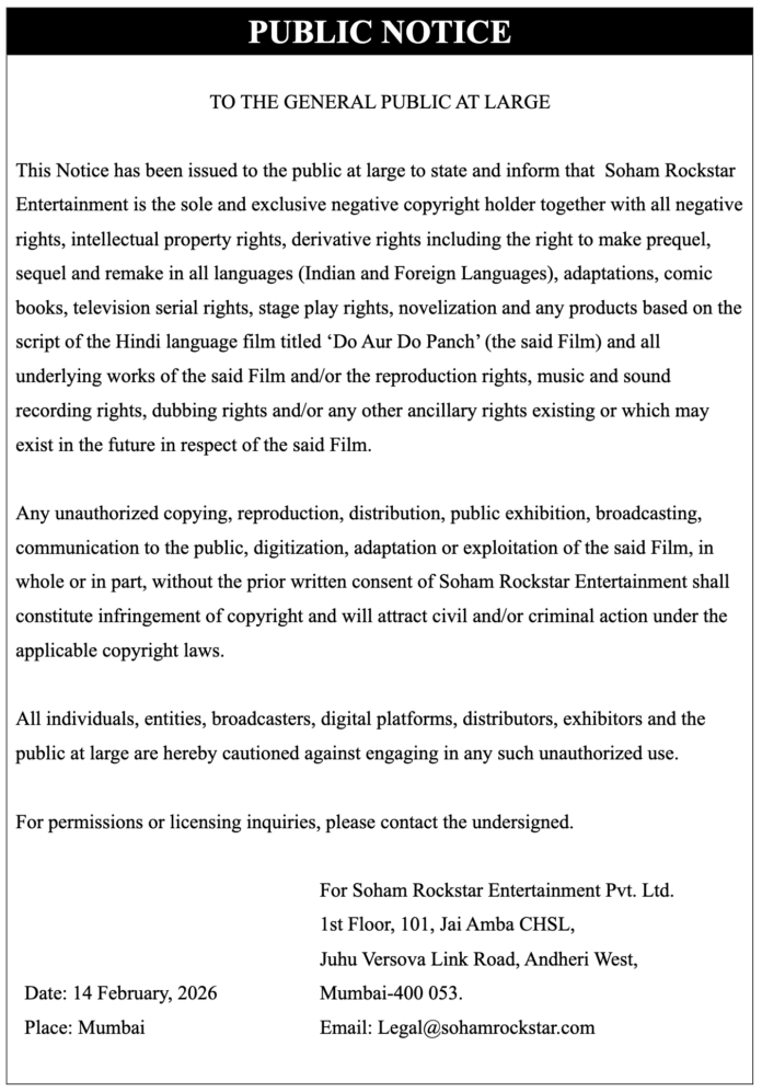 Public Notice 14Feb26